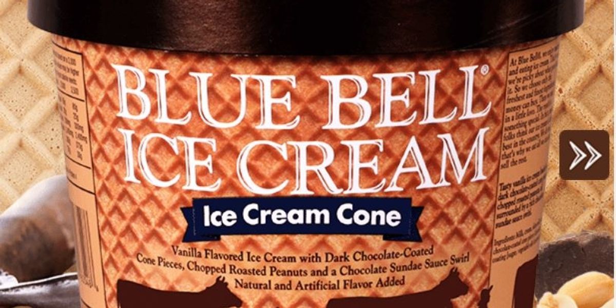 Blue Bell Brings Back Ice Cream Cone Flavored Ice Cream Its A Southern Thing 