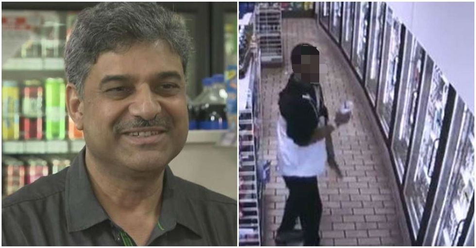 Mr. Singh caught a teenager stealing from his store. His response has gone viral for all the right reasons.