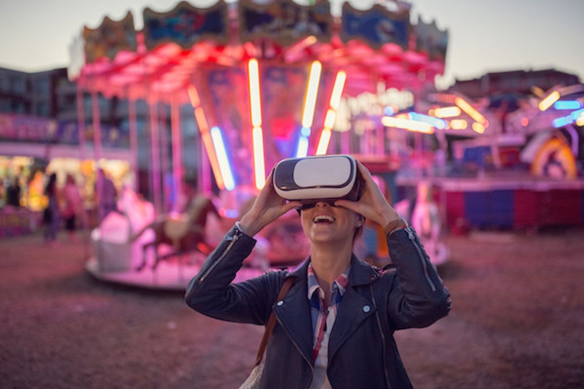 virtual reality amusement park