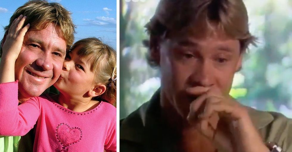 This viral video of Steve Irwin sharing his love of being a father is just too beautiful.
