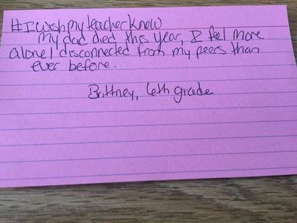 9 handwritten notes from students to their teachers that are just ...