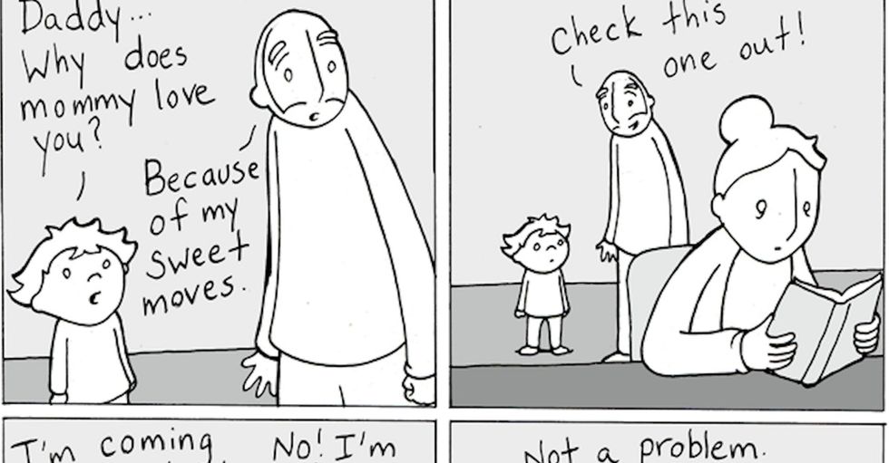 Heartwarming comics break down complex parenting issues with ease