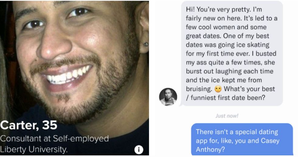 Tinder deleted George Zimmerman's profile and banned him from the app in the name of public safety.