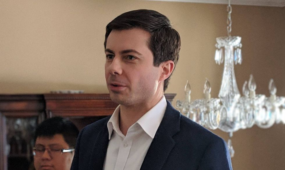 Mayor Pete brilliantly points out the hypocrisy of Mike Pence’s homophobia in viral speech.