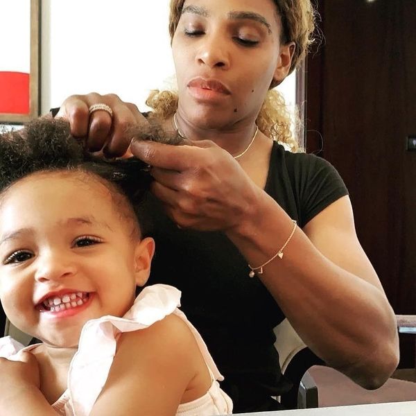 Serena Williams Shares Adorable Photo With Daughter While Braiding Her Hair