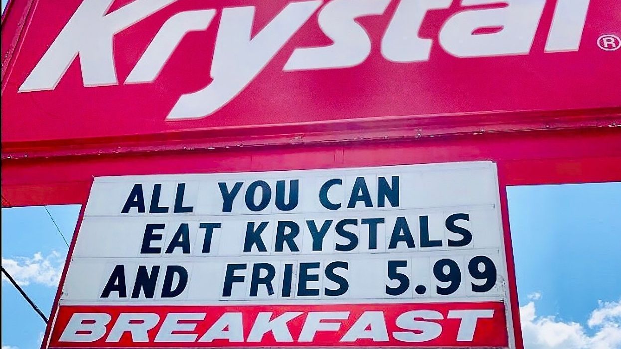 Krystal is now offering all-you-can-eat burgers and fries for $5.99