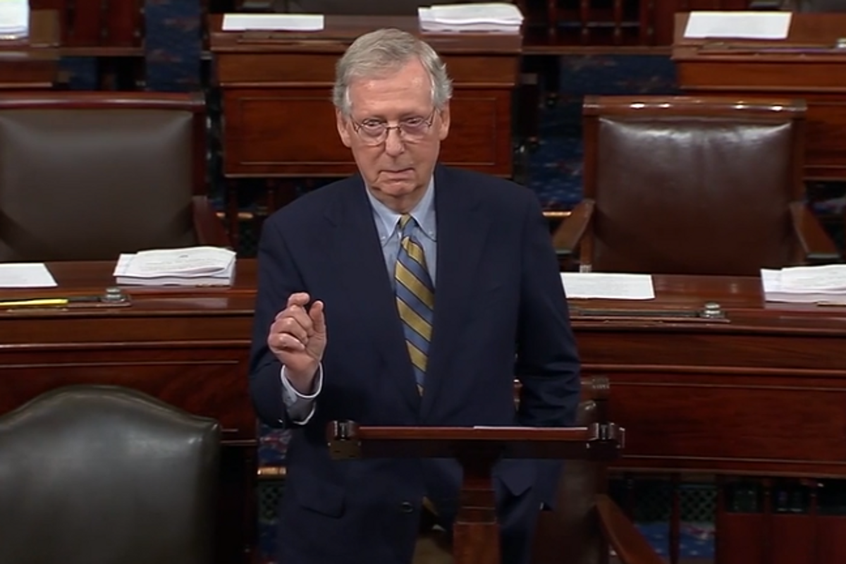 McConnell Will Sign CV-19 Relief Bill, He Just Has To Shake Five Hundred Hands First