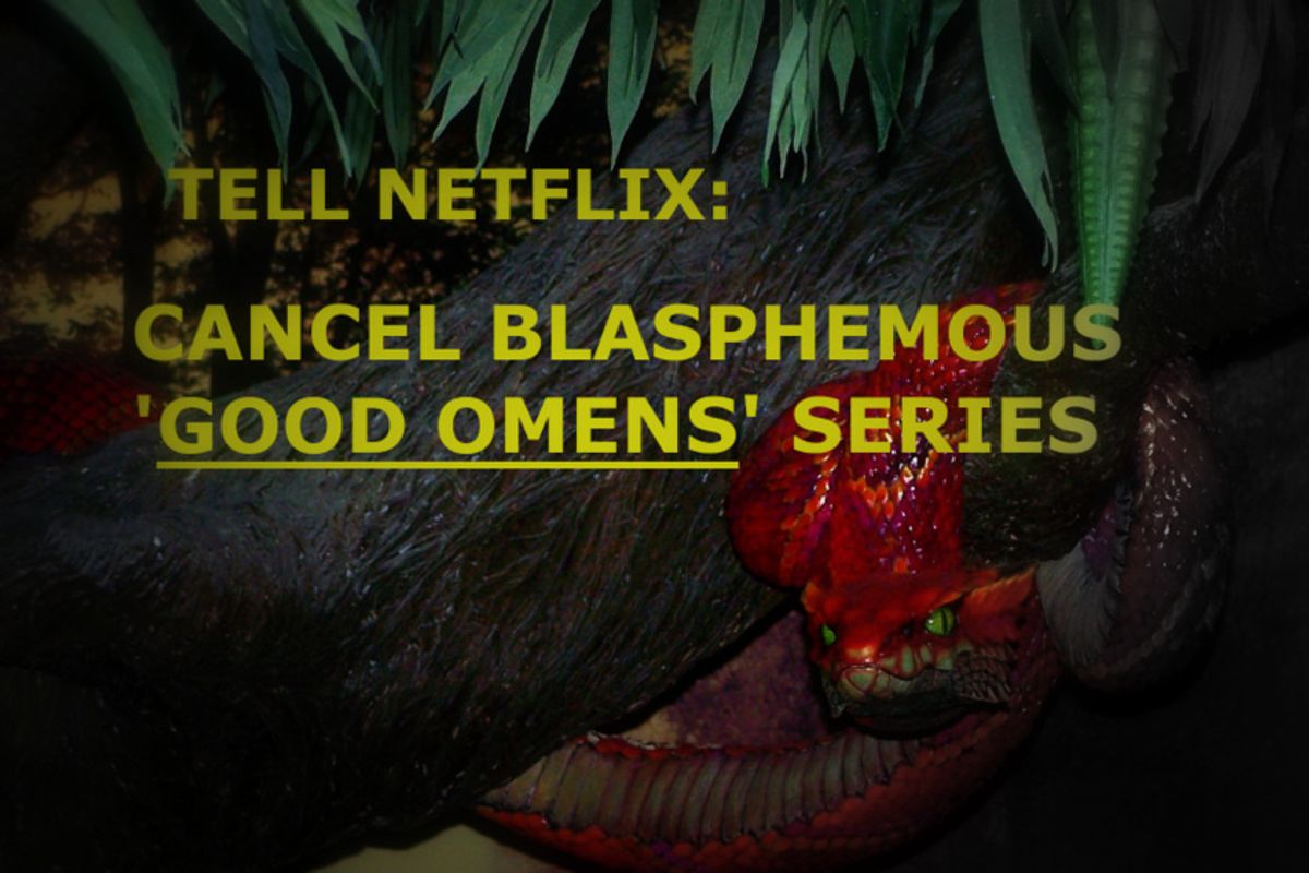 Outraged Christians Demand To Speak To Netflix's Manager About Amazon Prime's 'Good Omens'