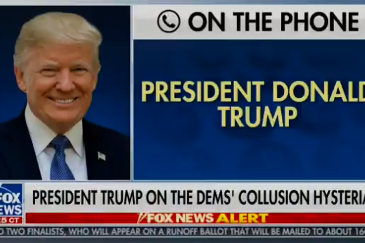 President NoFriends Had Another Live TV Therapy Session With Sean Hannity
