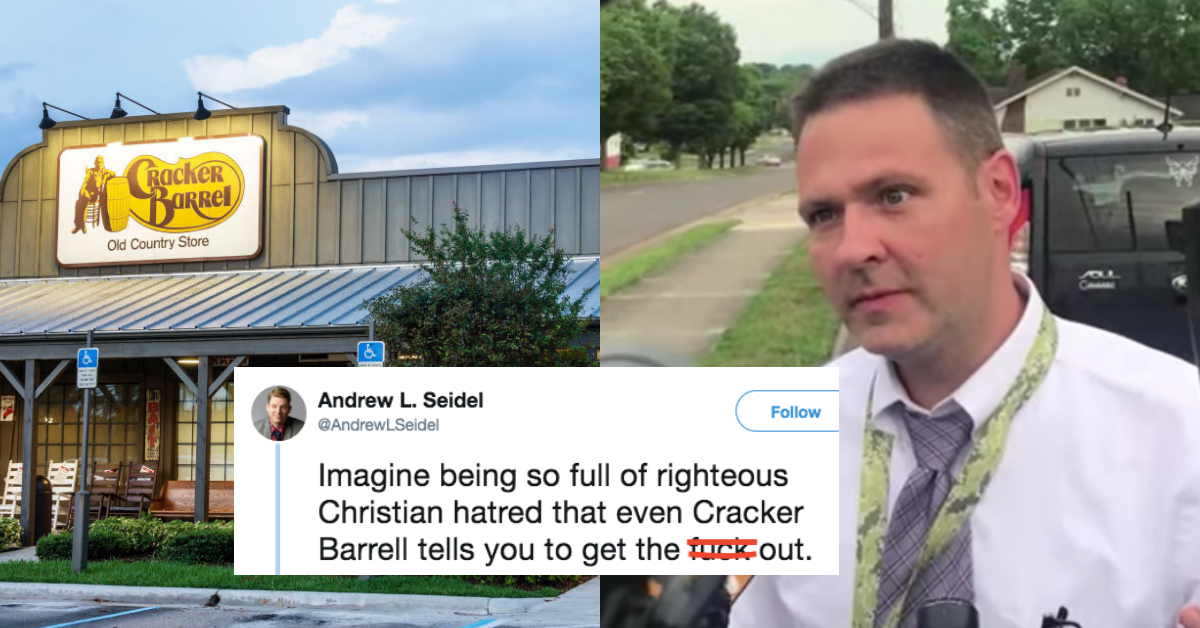 Cracker Barrel Just Banned A Pastor Who Called For The Execution Of LGBTQ People