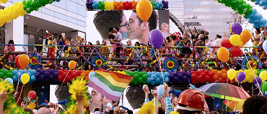 celebrity pride celebrations