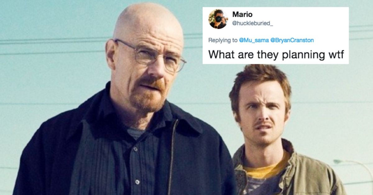 Bryan Cranston And Aaron Paul Both Just Tweeted The Same Odd Picture—And 'Breaking Bad' Fans Are Losing It