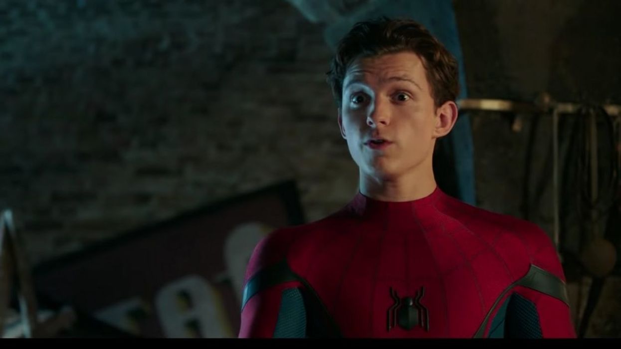 Tom Holland Has To Drink Water In The Most Hilariously Bizarre Way While Wearing His Spider-Man Costume