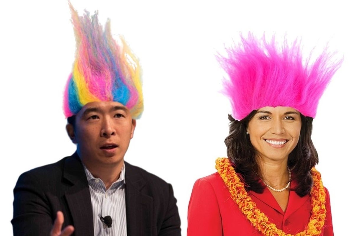 Congratulations To Tulsi Gabbard And Andrew Yang, Winners Of The Troll Polls