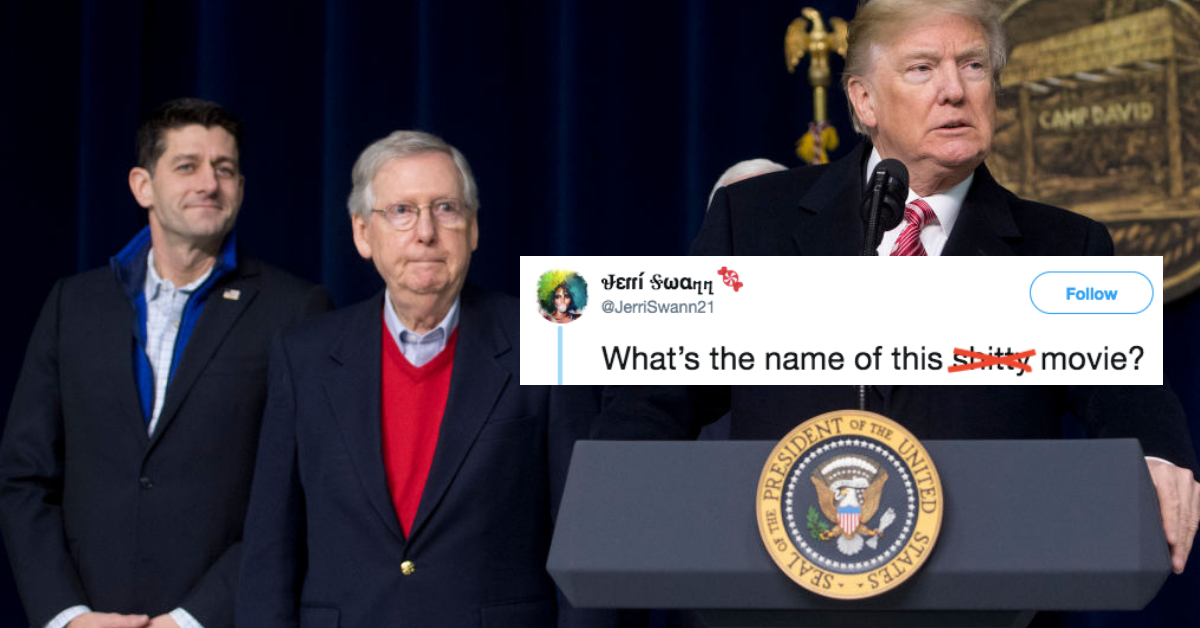People Are Tweaking Movie Titles To Hilariously Roast A Photo Of Trump And 6 Of The Republican Leadership