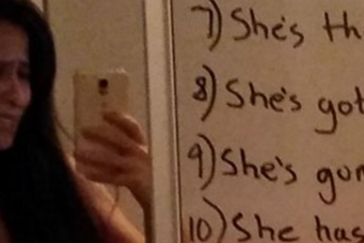 Supportive husband writes a fantastic 'love list' to his depressed wife
