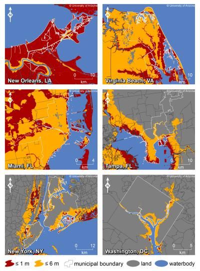 New Maps Show Sea Level Rise Submerging America's Coastal Cities - GOOD