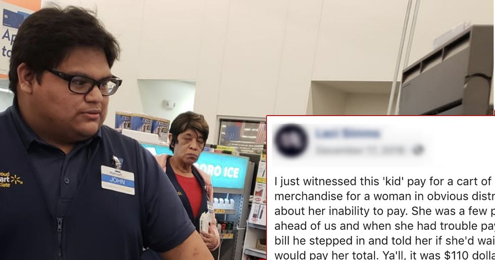 This teenage cashier paid a stranger’s bill, so his community returned the favor in a big way.