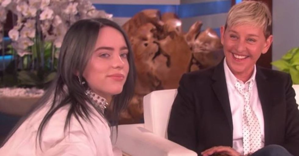 Billie Eilish opened up to Ellen DeGeneres about living with Tourette syndrome.