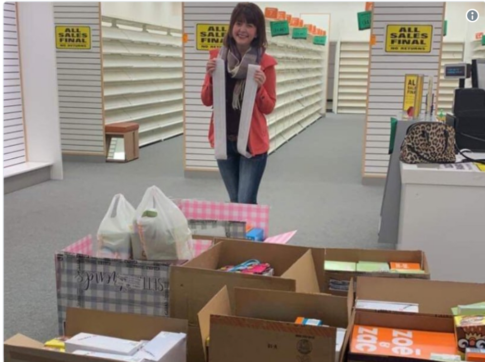 This woman bought 204 pairs of shoes and donated them to Nebraska flood victims.
