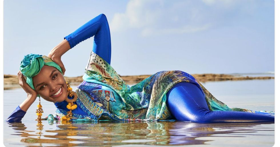 For the first time ever, the Sports Illustrated swimsuit issue will feature a "burkini babe."
