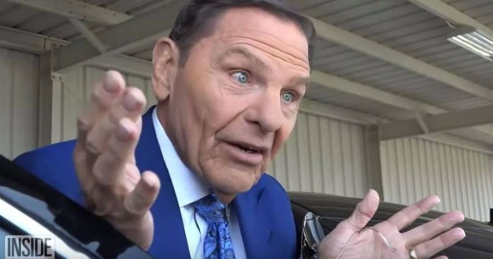 Televangelist Kenneth Copeland brazenly defended his opulent lifestyle in an unhinged viral interview.