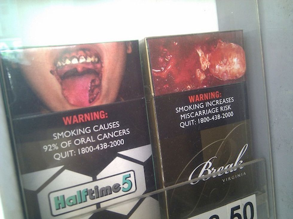 A Tour of Cigarette Warning Labels From Around the World GOOD
