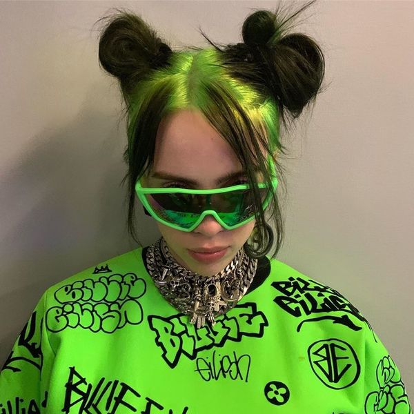 Billie Eilish Debuts Neon Hair