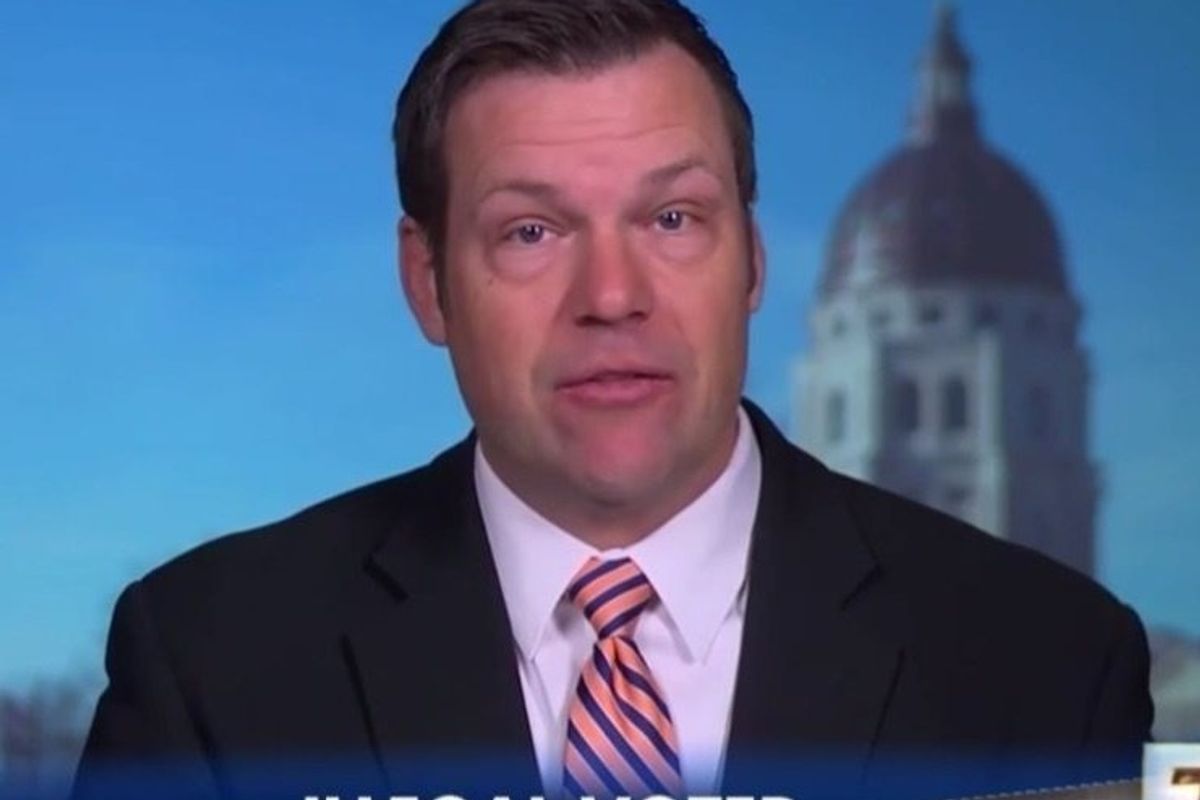 If Kris Kobach Wants To Get Spanked By Another Midwestern Lady With Sensible Hair, Who Are We To Kinkshame?