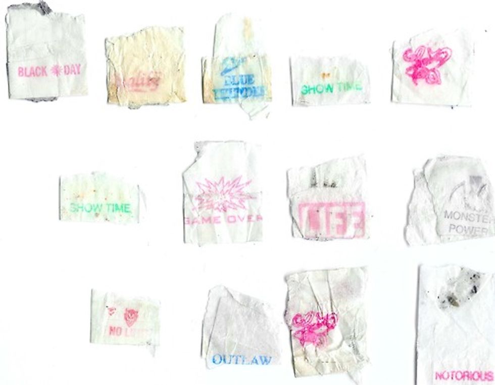 Heroin Stamps As Art GOOD