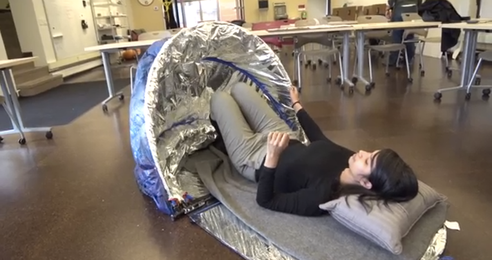 Convertible sleeping bags turn into insulated tents for the homeless GOOD