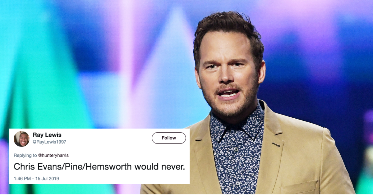 Chris Pratt Faces Backlash For Wearing A Controversial Far-Right American Flag T-Shirt