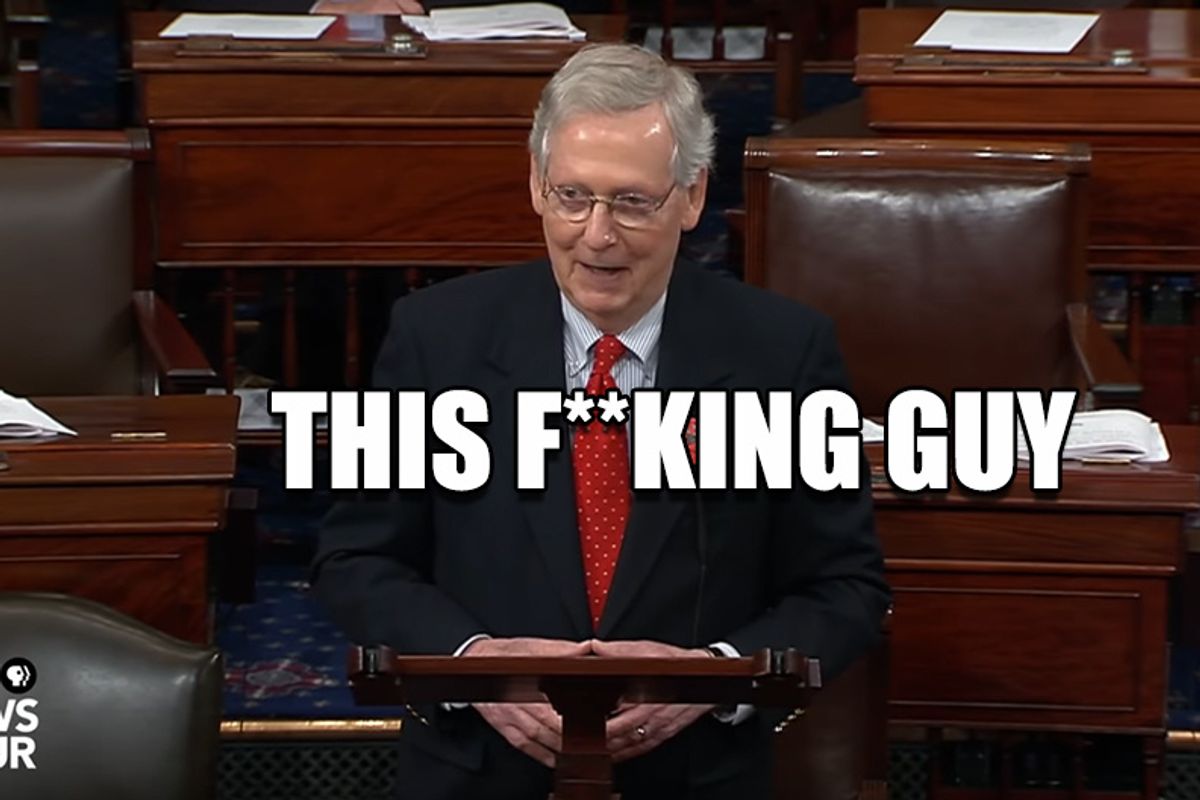 $500 Billion Corporate Slush Fund Stalls Pandemic Aid Bill. McConnell Blames Greedy Democrats