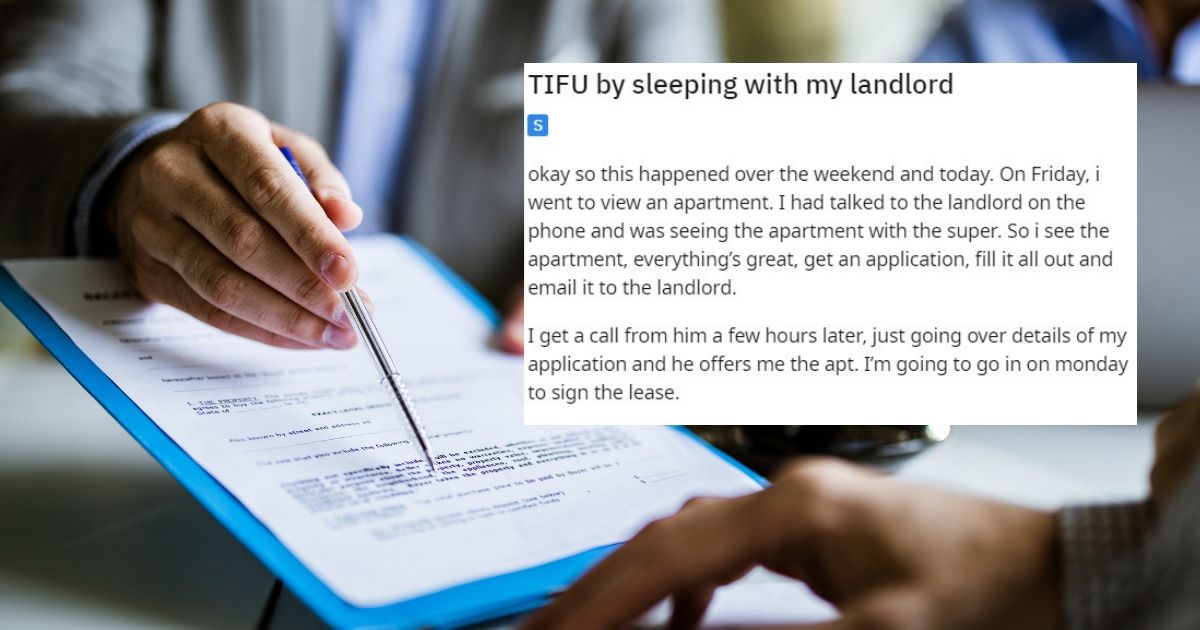Guy Unknowingly Hooks Up With His New Landlord And Gets A Doubly Unpleasant Surprise When He Shows Up To Sign The Lease
