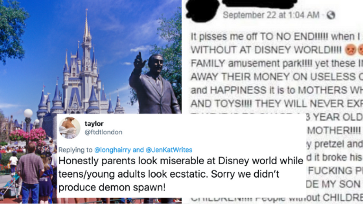 Mom's Unhinged Facebook Rant About Banning 'Childless Millennials' From Disney World Ignites Fiery Debate