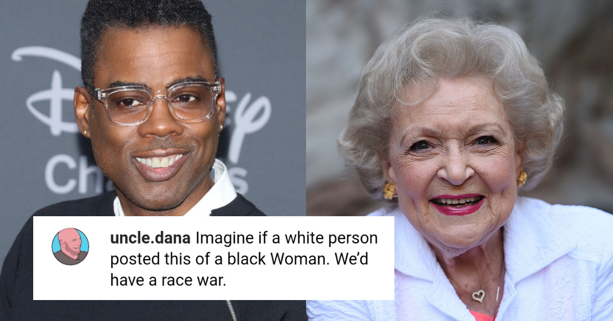 Chris Rock Sparks Debate About Racism After Sharing Betty White Meme About Mass Shootings