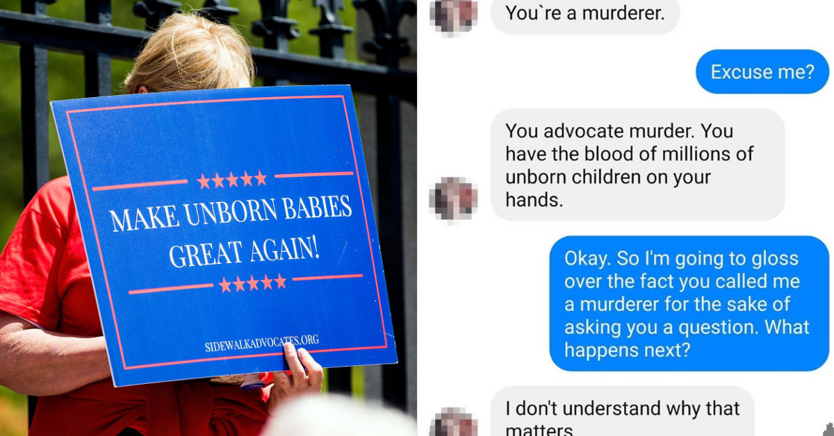 Woman Completely Shuts Down Anti-Abortion Troll Who Called Her A 'Murderer' In The Most Epic Way