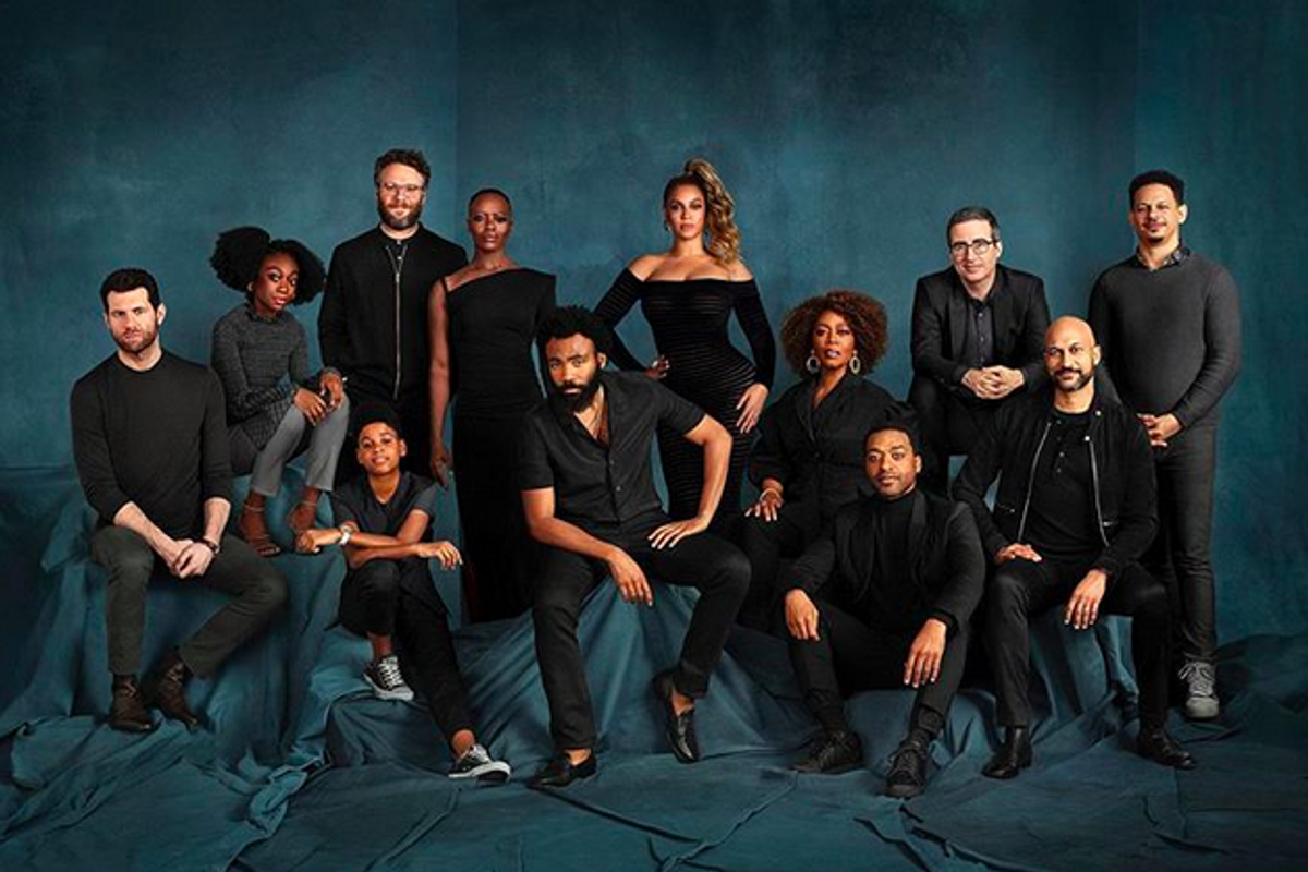 The Internet can't decide if Beyoncé was photoshopped into this Lion King cast photo. John Oliver is here to help crack the case.