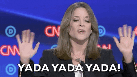Stop It With Your Marianne Williamson Stanning, She Is Bad Bad Bad Bad Bad