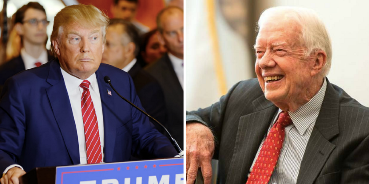 Jimmy Carter says Russian election interference makes Trump an