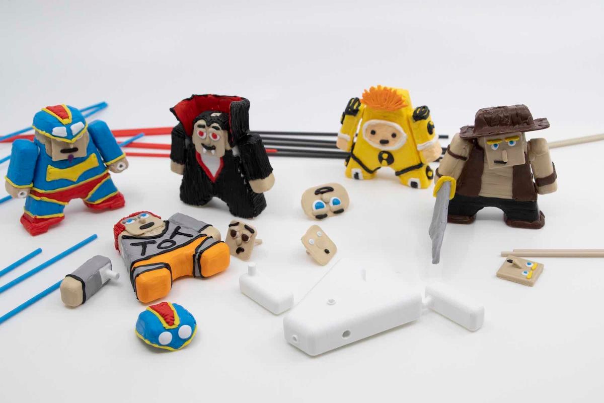 Design your own action figures with 3Doodler’s new kits