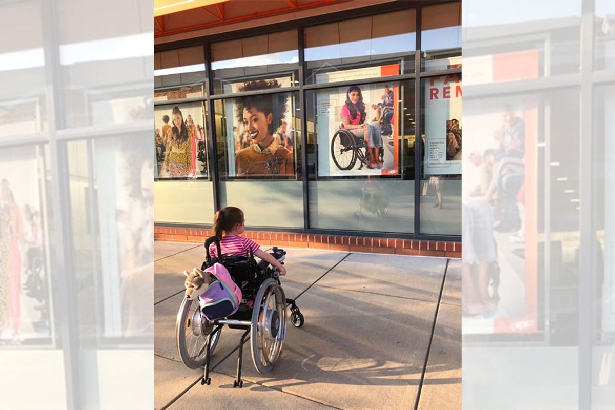 Ulta Beauty ad with woman in wheelchair captivates girl with rare disease