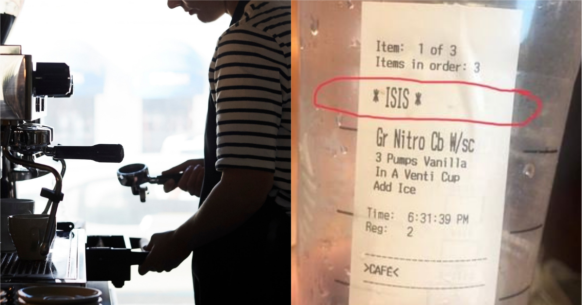 Philadelphia Starbucks Faces Backlash After Cashier Mistakenly Prints 'Isis' On Muslim Men's Cups