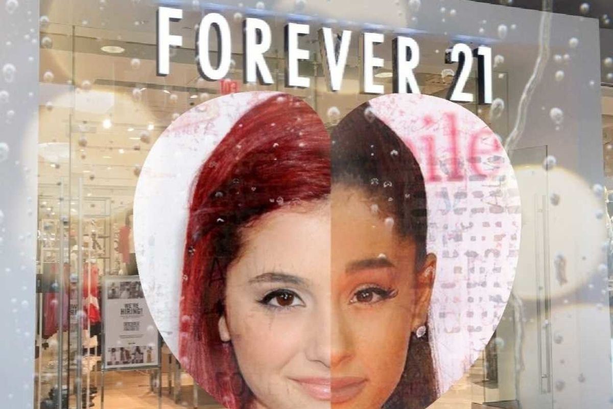 ariana grande sues forever 21