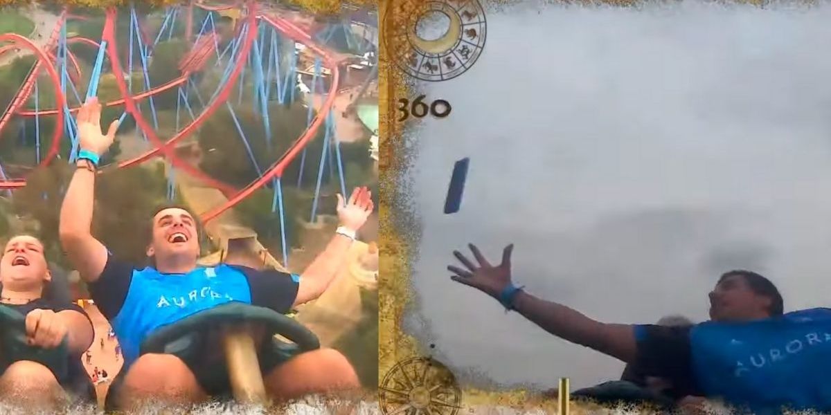 Guy Goes Viral After Impressively Catching Someone's Phone While Riding