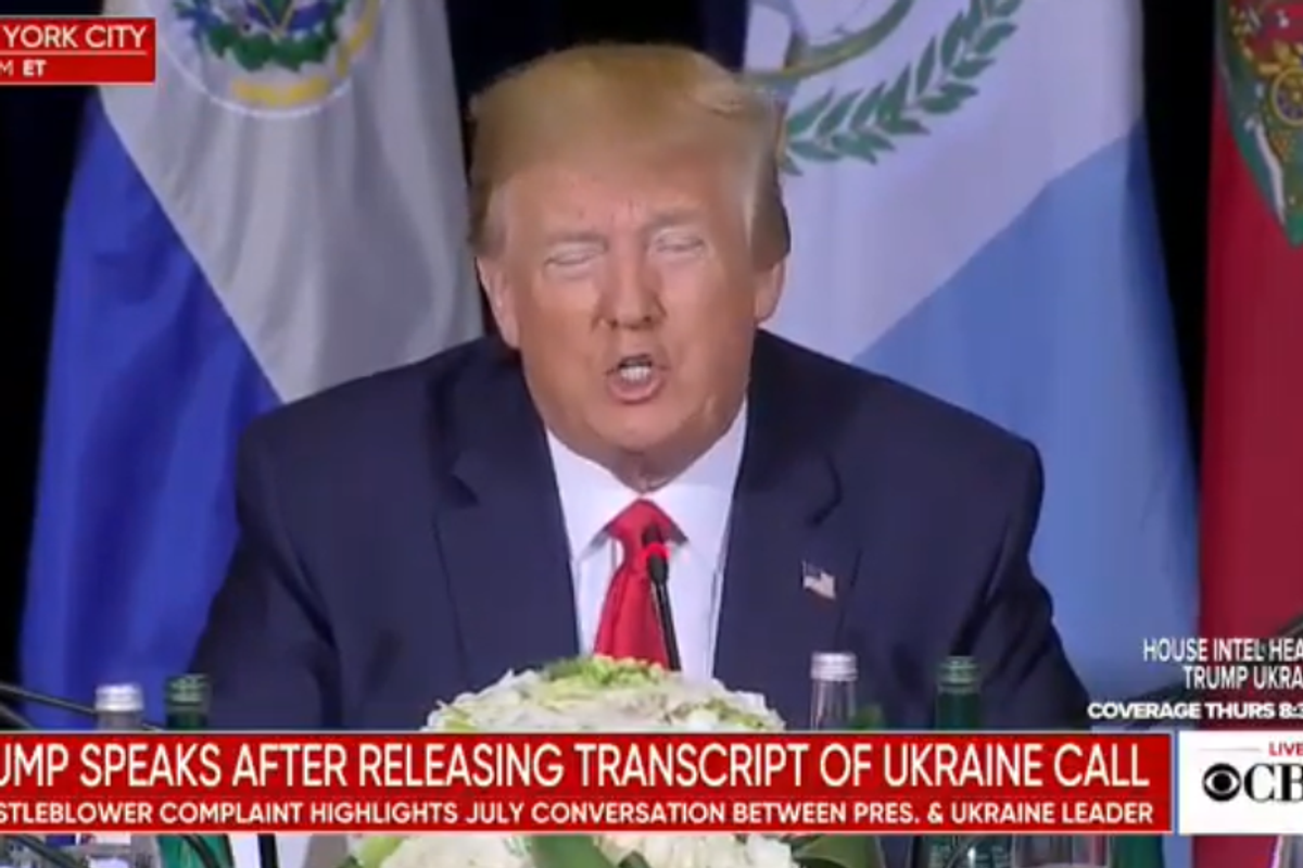 ​Trump's Ukraine 'Transcript' Is Real, And It Is BUGF*CK