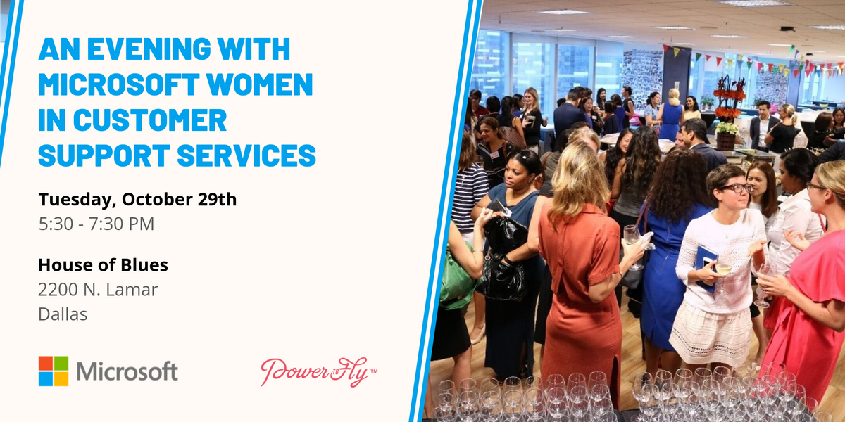 An Evening with Microsoft Women in Customer Support Services
