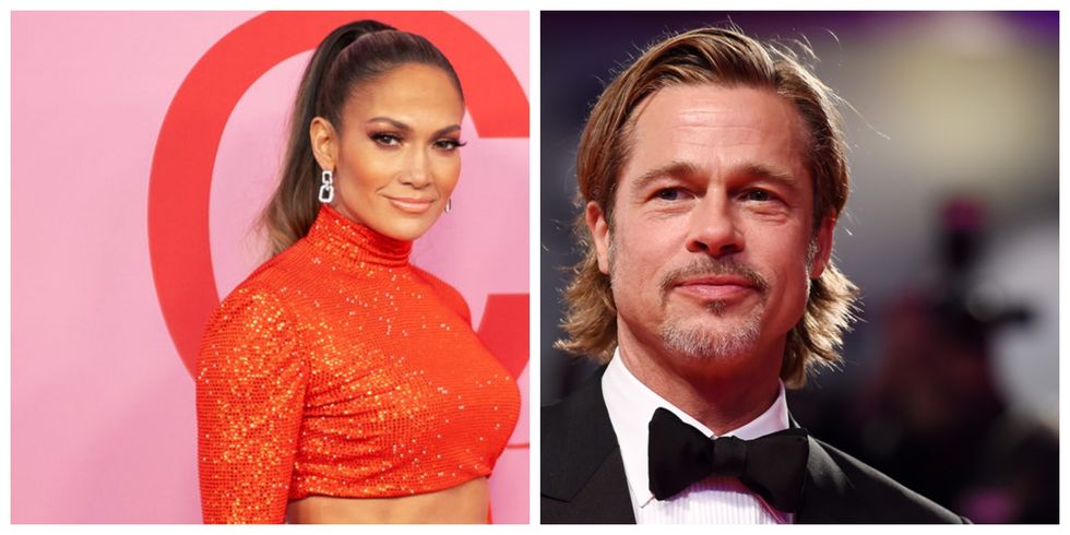 Jennifer Lopez and Brad Pitt