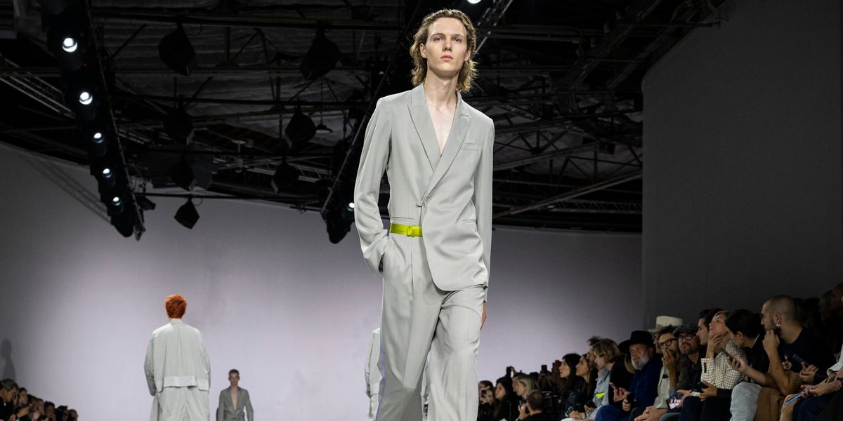 Haider Ackermann Goes Big on Cinched Waists and Androgyny