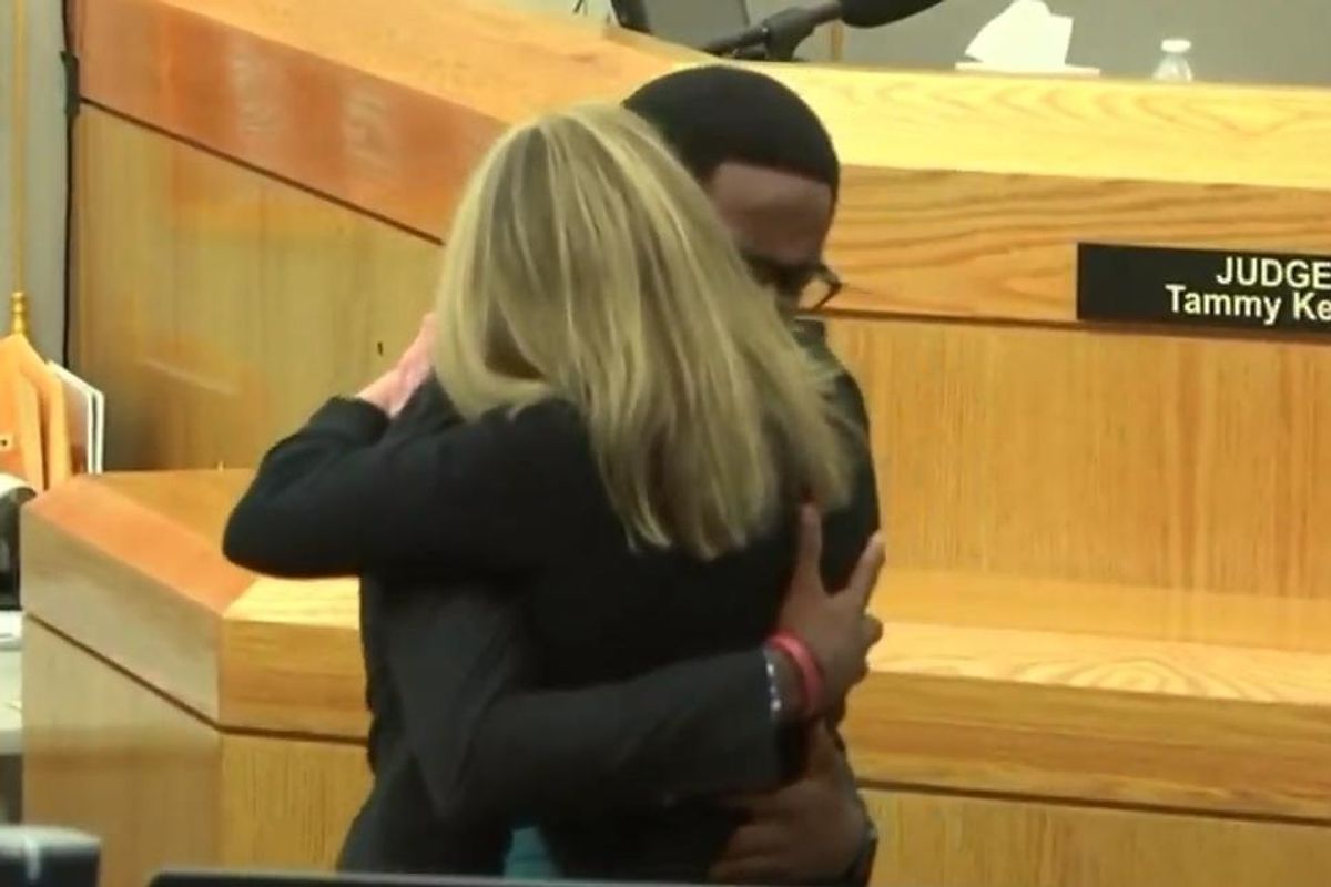Botham Jean's brother asked to hug Amber Guyger after her sentencing
